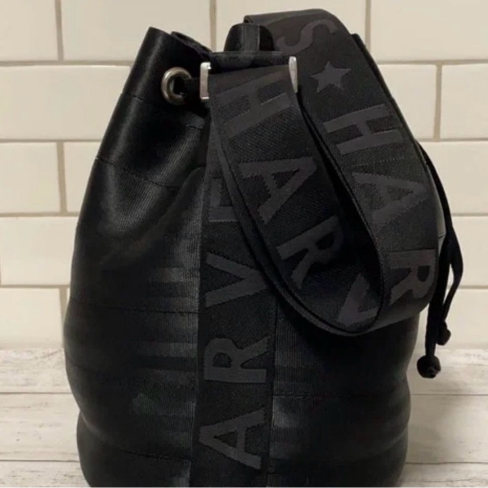 *Harveys Solid Black With Monogram Strap Berkley … - image 5